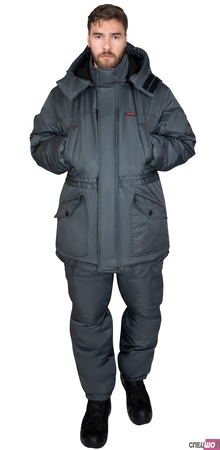 Костюм ГОРКА зимний куртка и брюки цвет серый