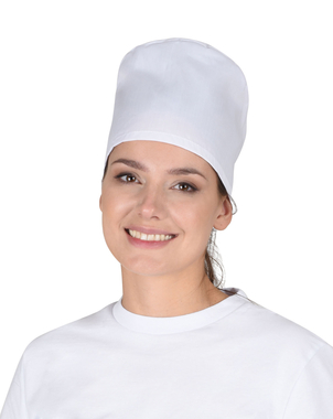 Колпак медицинский (ткань смесовая) цвет белый