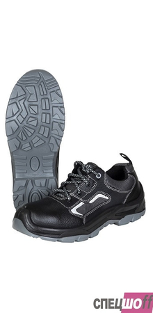 Полуботинки SAVЁL-ДЖЕТ металлический подносок, металлическая стелька, кожа, ПУ-ТПУ