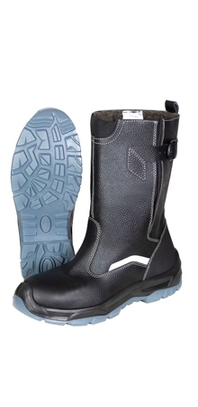 Сапоги SAVЁL-ДЖЕТ-ЗИМА с металлоподноском, кожа, шерстин, МП, ПУ-ТПУ