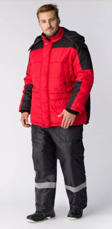 Куртка СИРИУС-ЕВРОПА, цвет красный