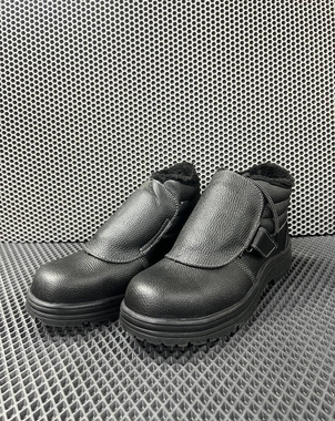 Ботинки сварщика зимние СИРИУС-ТИТАН, размер 43,НАТУРАЛЬНАЯ КОЖА, ПКП, иск.мех, Нитрил