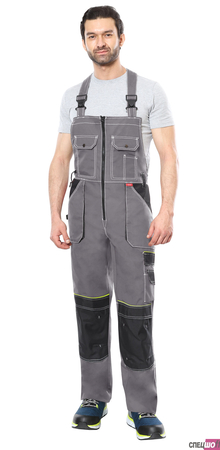 Полукомбинезон СИРИУС-АГАТ серый с черным